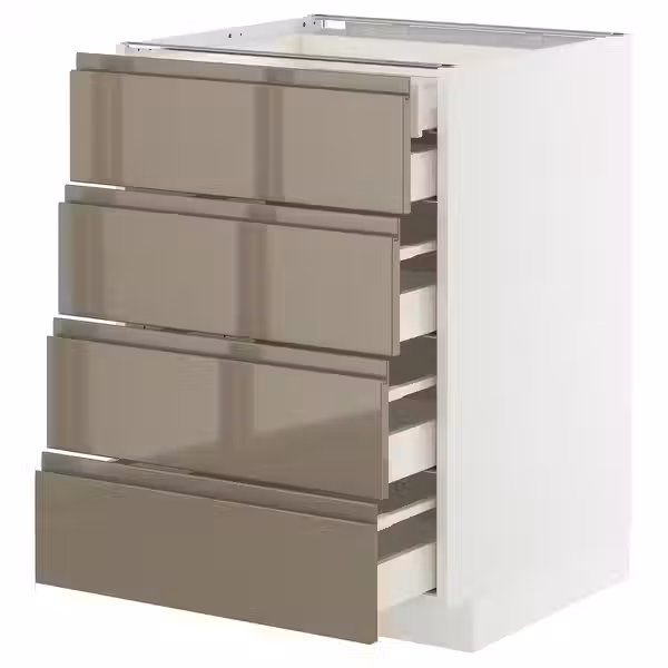METOD / MAXIMERA Напольный шкаф 4фасада/2нзк/3срд ящ - фото 1