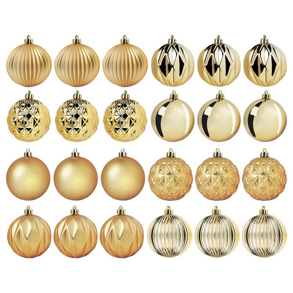 Украшение, шар, 8 см, золотой IKEA VINTERFINT 305.625.17 - фото 2