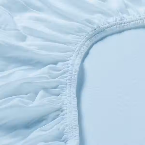 VÅRVIAL Простыня натяжная - голубой 160x200 см - фото 2