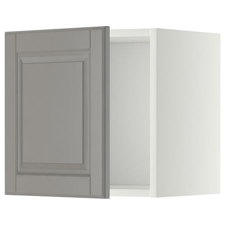 Навесной шкаф, белый/Будбин серый 40x40 см IKEA METOD МЕТОД 294.457.08