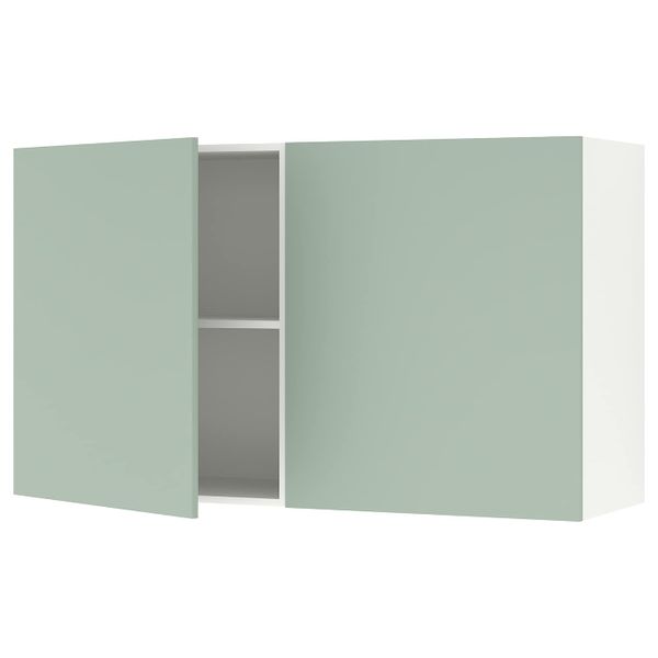 Навесной шкаф с дверями, серо-зеленый 120x75 см IKEA KNOXHULT КНОКСХУЛЬТ 704.880.02 - фото 1