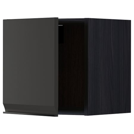 Навесной шкаф, черный, Upplöv матовый антрацит, 40x40 см IKEA METOD МЕТОД 794.952.63
