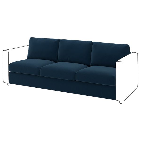 IKEA, вид спереди - схема-чертеж с размерами