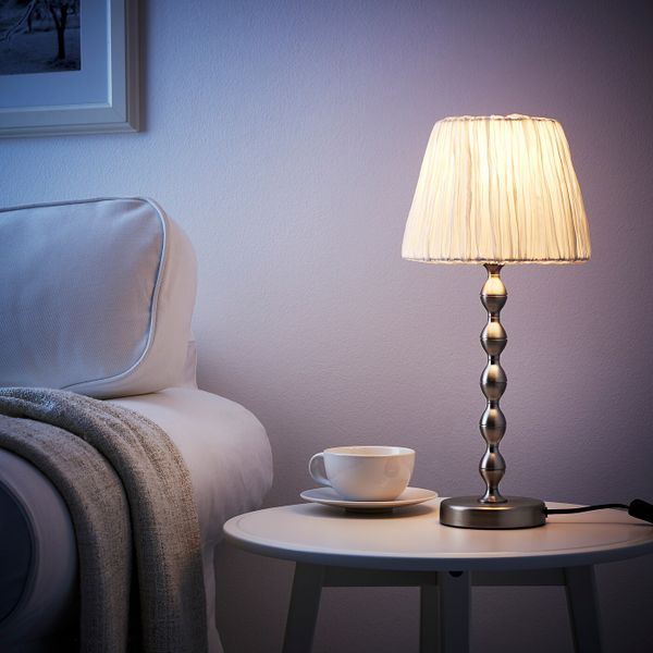 Основание настольной лампы, никелированный IKEA ЭКАРП 003.869.93 - фото 2