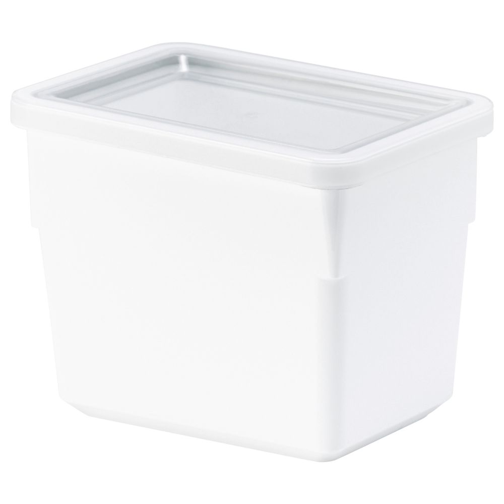 Контейнер + крышка для сухих продуктов ТИЛЛЬСЛУТА, белый (15x11x12 см) - фото 1