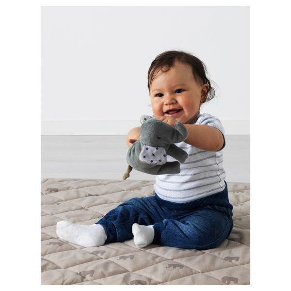 Мягкая игрушка ШАРМТРОЛЛ, слон, серый - фото 2