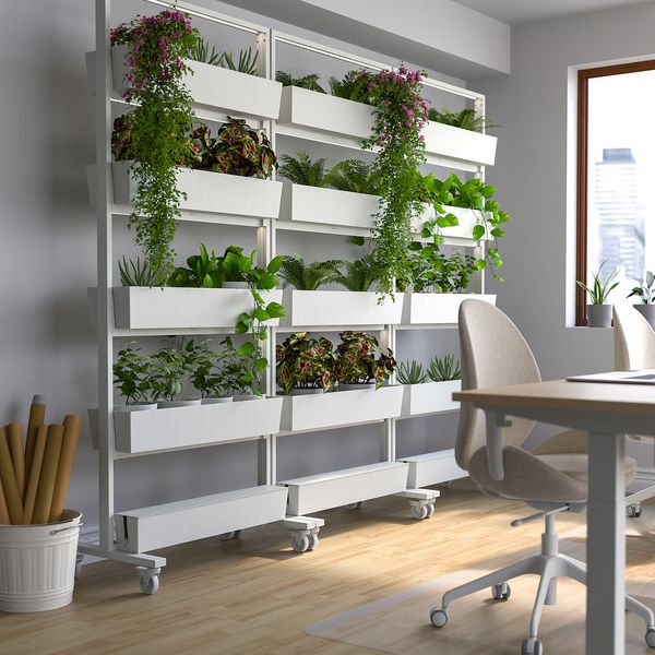 MITTZON Контейнер для каркаса с колесиками - белый 80x14 см - фото 3