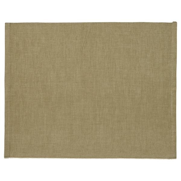 Салфетка под приборы, светлый бежево-зеленый, 35x45 см IKEA SVARTSENAP 505.328.93 - фото 2