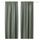 Гардины, 1 пара ВИЛБОРГ, зеленый (145x300 см)