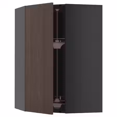 METOD Углов навесн шкаф с вращающ секцией