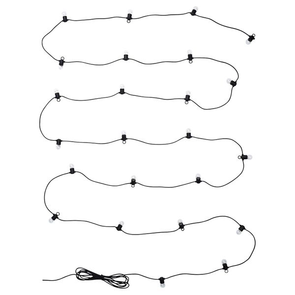 Гирлянда, 24 светодиода, для сада черный IKEA UTSUND УТСУНД 005.218.11 - фото 4
