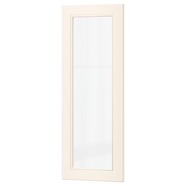 Стеклянная дверь ХИТАРП, белый с оттенком - фото 1