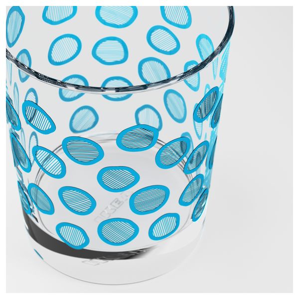 Стакан КРЕМЛА, с рисунком бирюзовый (23 сл) - фото 3