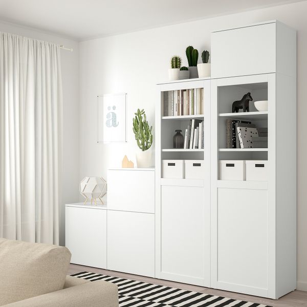 Комбинация для хранения 240x42x221 см IKEA OPPHUS ОПХУС 392.913.76 - схема-чертеж с размерами