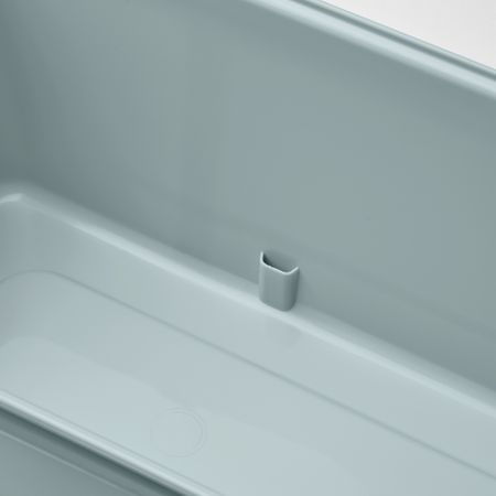 Ящик для цветов с держателем, для сада бирюзовый, 48x18 см IKEA ROSENKÅL РОЗЕНКОЛЬ 005.847.71