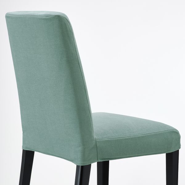 Стул, черный/Льюнген светло-зеленый IKEA BERGMUND БЕРГМУНД 193.859.41 - фото 4