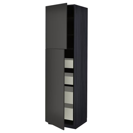 Высокий шкаф, 2 дверцы, 4 ящика IKEA METOD МЕТОД, MAXIMERA МАКСИМЕРА 694.990.92