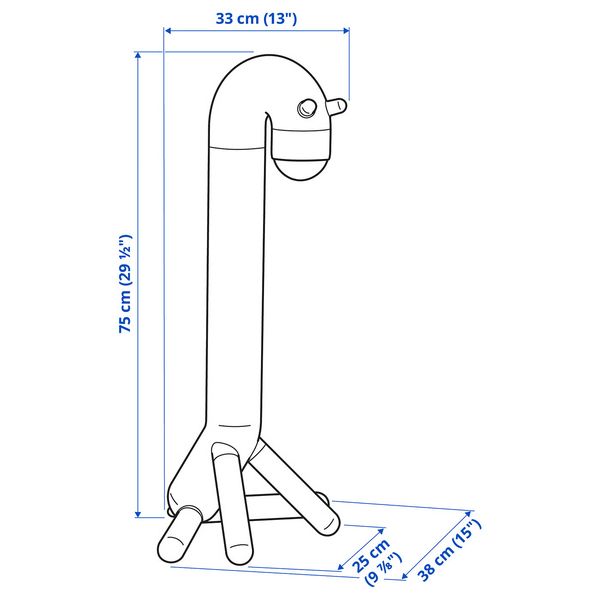 IKEA, дополнительный ракурс - схема-чертеж с размерами
