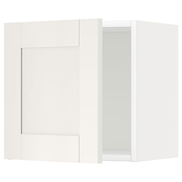 Шкаф навесной МЕТОД, белый, Сэведаль белый - схема-чертеж с размерами