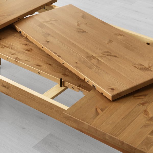 Раздвижной стол, морилка, антик 201/247/293x105 см IKEA STORNÄS СТУРНЭС 003.714.11 - фото 5