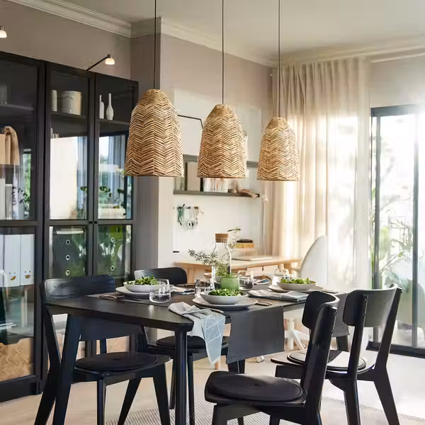 KAPPELAND Абажур для подвесн светильника - ротанг 29 см - фото 3