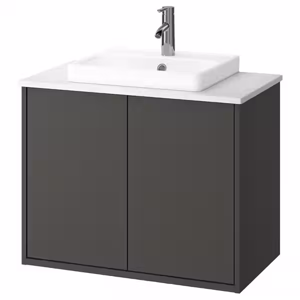 HAVBÄCK / ORRSJÖN ОРРШЁН Шкаф с дверцами/раковина/смеситель - фото 1