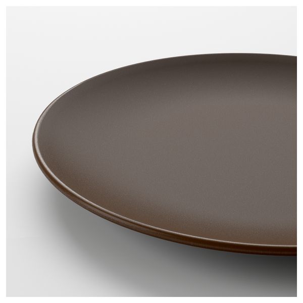 Тарелка ДИНЕРА, коричневый (26 см) - схема-чертеж с размерами