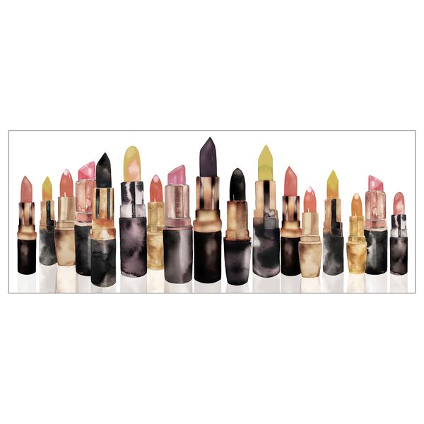 Холст, 140x56 см, Коллекция губной помады IKEA BJÖRKSTA БЬЁРКСТА 205.277.27 - схема-чертеж с размерами