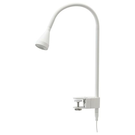 Софит настенный, с зажимом, светодиодн, белый IKEA NÄVLINGE НЭВЛИНГЕ 904.083.06