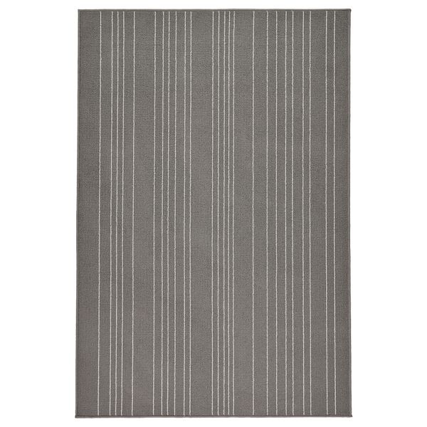 Ковер, короткий ворс ХЮЛЬСИГ, серый (120x180 см) - фото 1