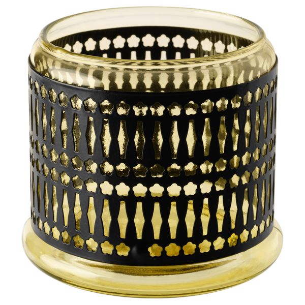 Подсвечник для свечи, греющей свечи СОММАР 2017, желтый (9.5 см) - фото 1