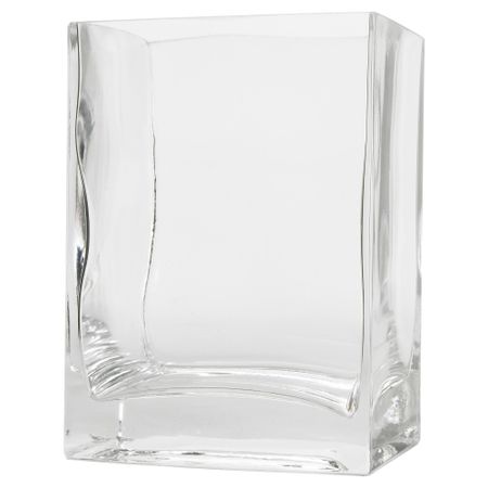 Ваза РЕКТАНГЕЛЬ, прозрачное стекло (14 см)