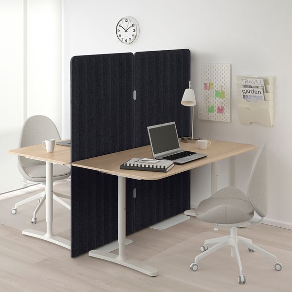 Экран передвижной, темно-серый-белый, 80x150 см IKEA EILIF ЭЙЛИФ 793.874.66 - фото 3