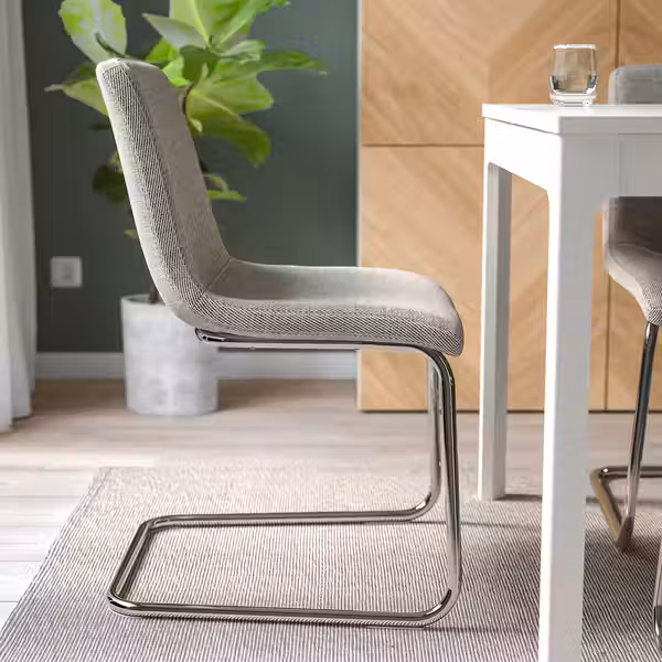 LUSTEBO ЛУСТЕБО Стул - Viarp бежевый/коричневый - фото 4