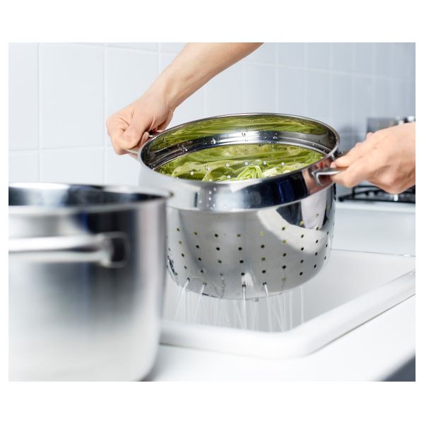 Вставка-пароварка для макаронных издел, нержавеющая сталь 5 л IKEA STABIL СТАБИЛЬ 803.734.87 - фото 3