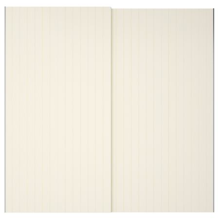 Пара раздвижных дверей БЕРГСФЬЁРД, белый