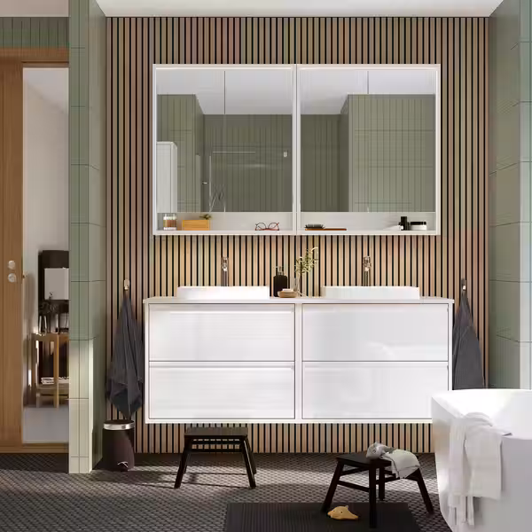 ÄNGSJÖN ЭНГШЁН / BACKSJÖN БАККШЁН Шкаф п-раковину/раковины/смесители - фото 2