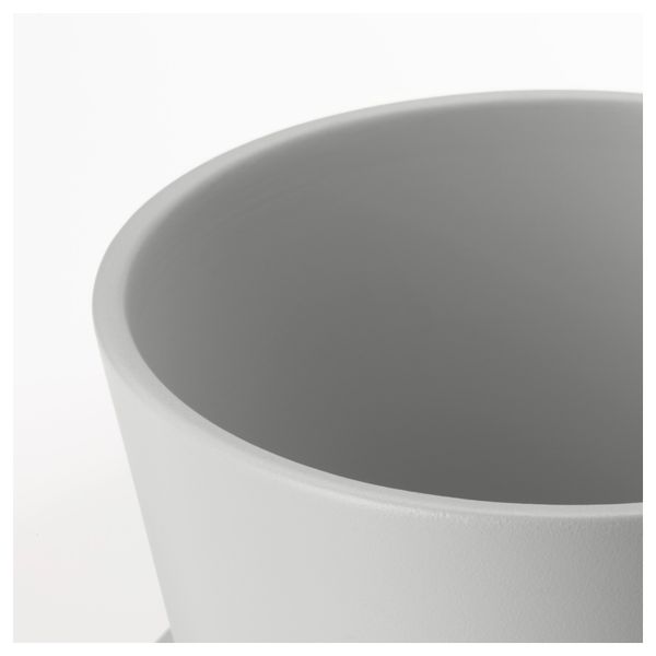 Горшок цветочный с поддоном СЕНАП, серый (12 см) - схема-чертеж с размерами