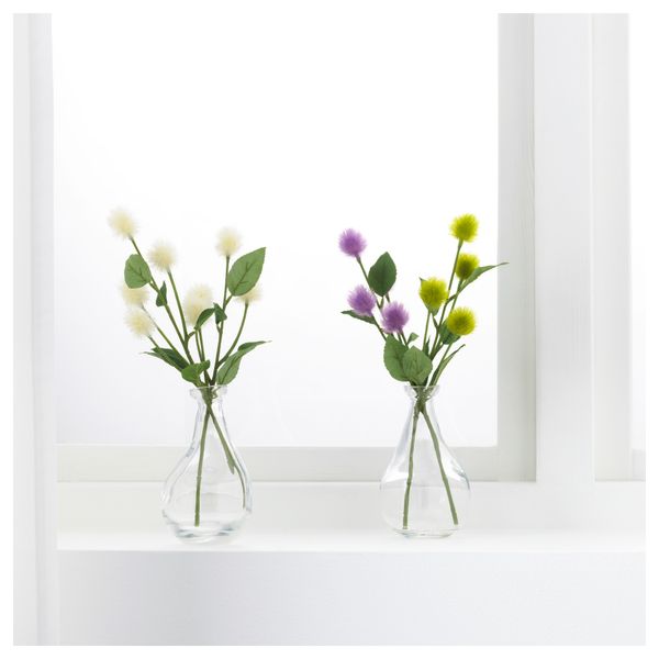 Цветок искусственный СМИККА, Стирлингия, белый (30 см) - фото 2