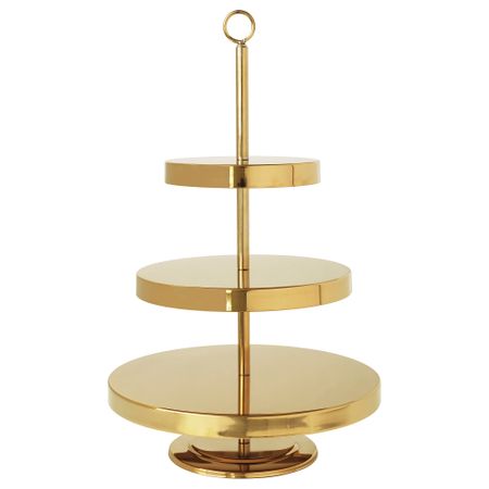 Сервировочная подставка, 3 яруса ВИНТЕР 2018, золотой