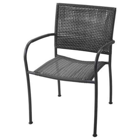 Садовое кресло, серый IKEA LÄCKÖ ЛЭККЭ 603.761.37