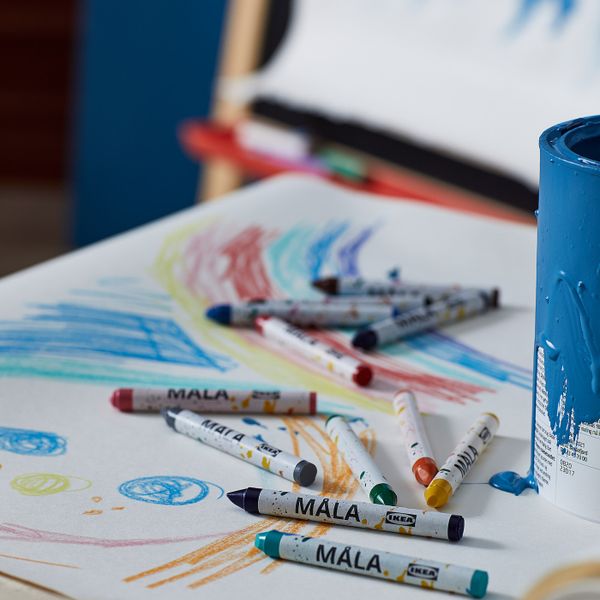 Восковой карандаш, разные цвета IKEA MÅLA МОЛА 104.776.24 - фото 3