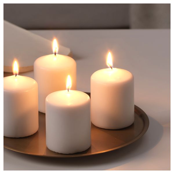 Тарелка для свечи БЕЛЕВАД, желтая медь (22 см) - фото 2