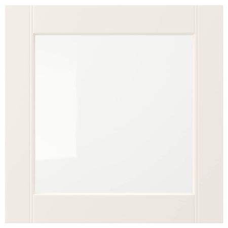 Стеклянная дверь, белый с оттенком 40x40 см IKEA HITTARP ХИТАРП 903.613.75