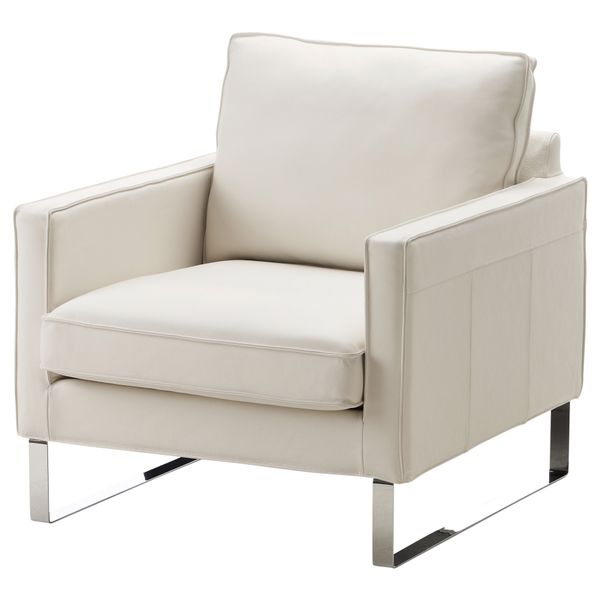 Кресло МЕЛБИ, Гранн белый - фото 1