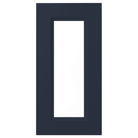 Стеклянная дверь, матовая поверхность синий, 30x60 см IKEA AXSTAD АКСТАД 804.752.35