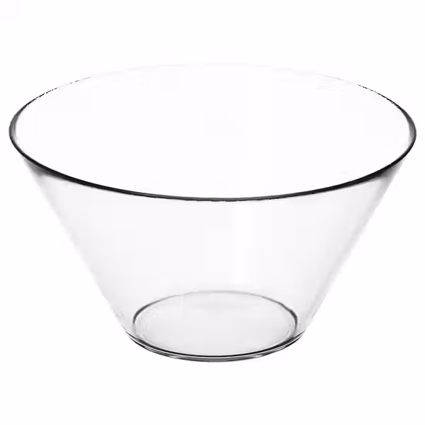 TRYGG Миска сервировочная - прозрачное стекло 28 см - фото 1