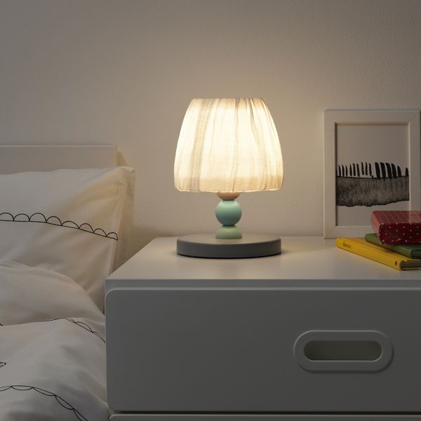 Настольная лампа, светодиодная, серый IKEA ЛАНТЛИГ 803.567.32 - фото 2