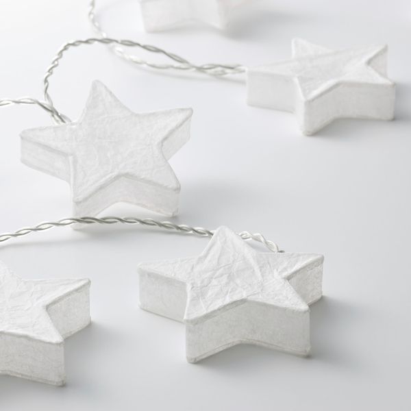 Гирлянда, 12 светодиодов, с батарейным питанием звезда IKEA STRÅLA СТРОЛА 505.030.89 - фото 2