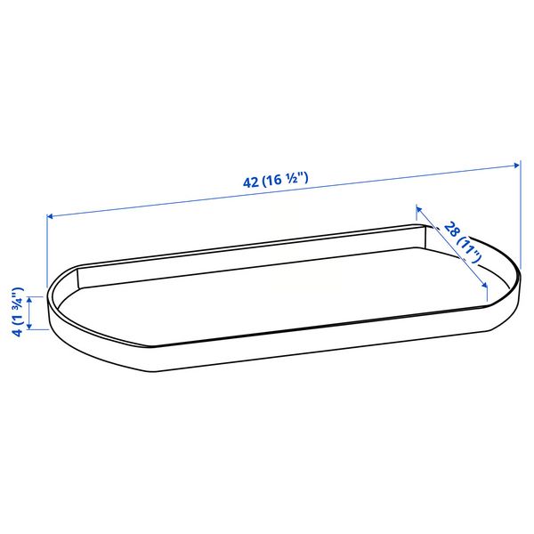 IKEA, дополнительный ракурс - схема-чертеж с размерами